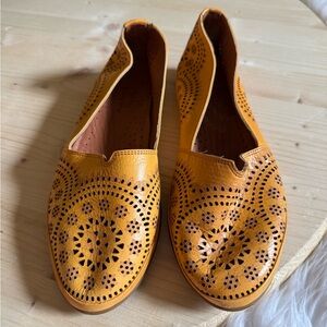 Spring Step Leather Slip-On Shoes